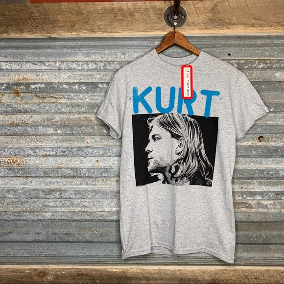 live nation Other - NWT Kurt Cobain tee t-shirt Gray blue